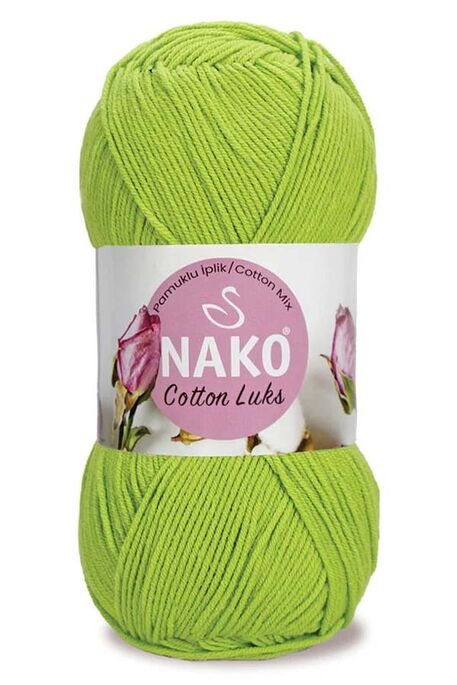 Nako Yarn - NAKO COTTON LÜKS YARN 97567 Green