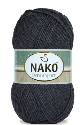 Nako Yarn - NAKO DENİM SPORT YARN 217 Black