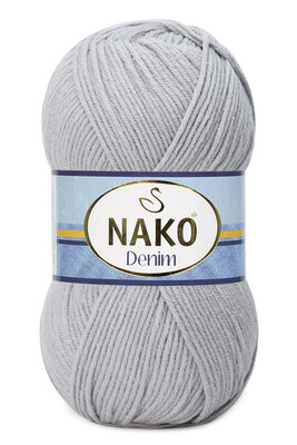 Nako Yarn - NAKO DENİM YARN 10070 Light Grey