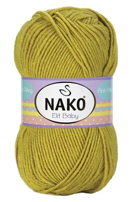 Nako Yarn - NAKO ELİT BABY 6687 Yağ Yeşili