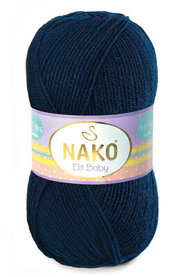 Nako Yarn - NAKO ELİT BABY KNİTTİNG YARN 10094 Navy