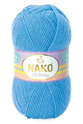 Nako Yarn - NAKO ELİT BABY KNİTTİNG YARN 10119 Alaska Blue