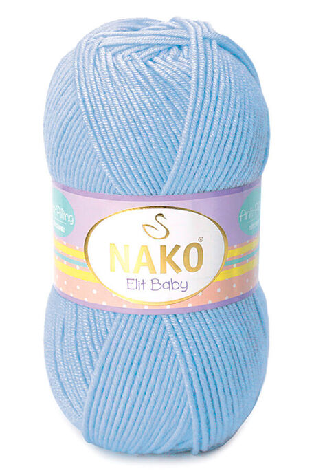 Nako Yarn - NAKO ELİT BABY KNİTTİNG YARN 10305 Blue