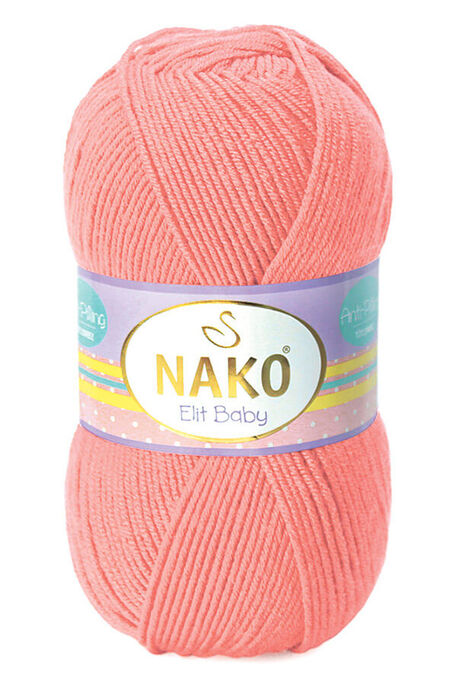 Nako Yarn - NAKO ELİT BABY KNİTTİNG YARN 11452 Light Coral