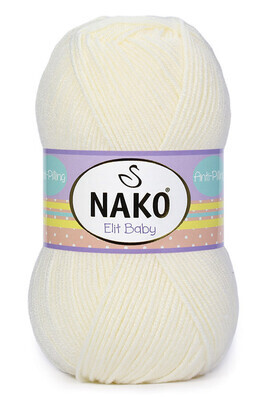 NAKO ELİT BABY KNİTTİNG YARN 11547 Pearl - Thumbnail