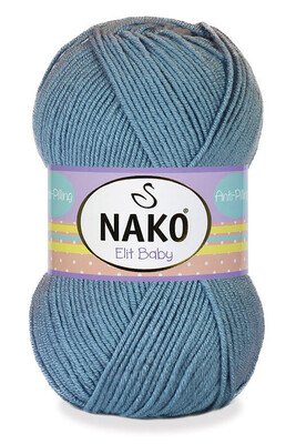 Nako Yarn - NAKO ELİT BABY KNİTTİNG YARN 1986 Blue Jean