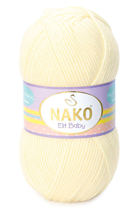 Nako Yarn - NAKO ELİT BABY KNİTTİNG YARN 2378 Vanilla