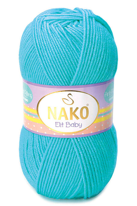 Nako Yarn - NAKO ELİT BABY KNİTTİNG YARN 3323 Turquoise