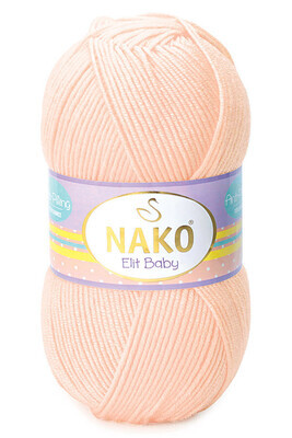 NAKO ELİT BABY KNİTTİNG YARN 3701 Soft Peach - Thumbnail