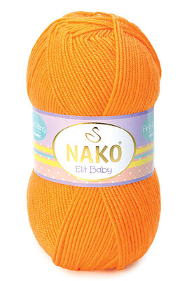 Nako Yarn - NAKO ELİT BABY KNİTTİNG YARN 4038 Orange Peel