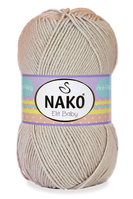 Nako Yarn - NAKO ELİT BABY KNİTTİNG YARN 4770 Pumice Stone