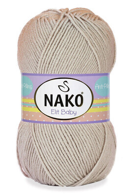 NAKO ELİT BABY KNİTTİNG YARN 4770 Pumice Stone - Thumbnail