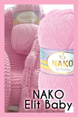 Nako Yarn - NAKO ELİT BABY KNİTTİNG YARN 6936 Light pink