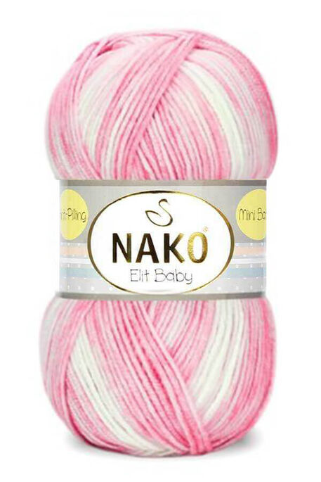 Nako Yarn - NAKO ELİT BABY MİNİ BATİK COLOR 32454