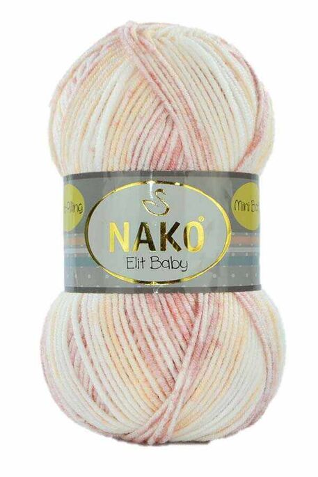 Nako Yarn - NAKO ELİT BABY MİNİ BATİK COLOR 32458