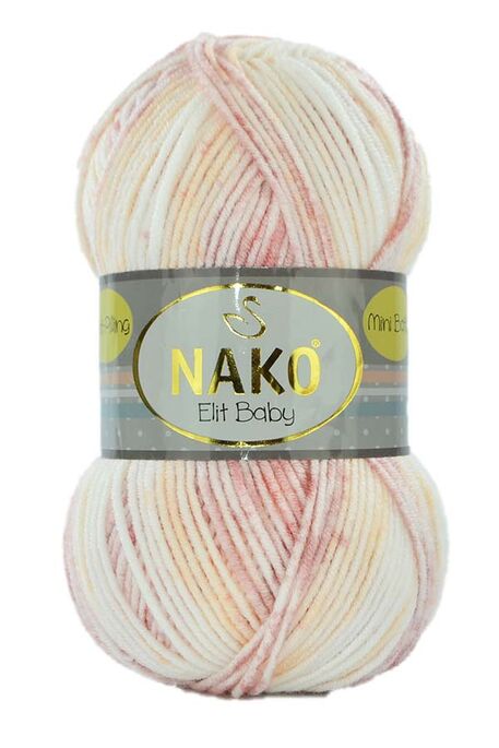 Nako Yarn - NAKO ELİT BABY MİNİ BATİK KNİTTİNG YARN 32420