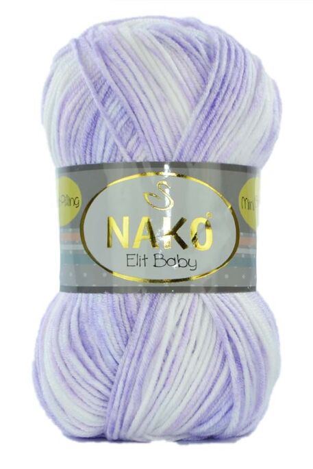 Nako Yarn - NAKO ELİT BABY MİNİ BATİK KNİTTİNG YARN 32423