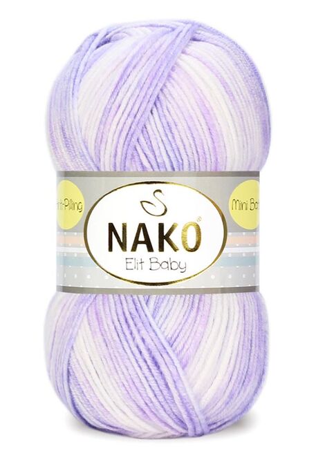 Nako Yarn - NAKO ELİT BABY MİNİ BATİK KNİTTİNG YARN 32460