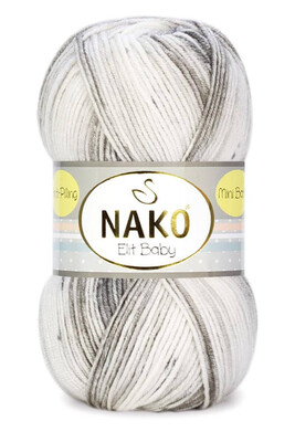 Nako Yarn - NAKO ELİT BABY MİNİ BATİK KNİTTİNG YARN 32461