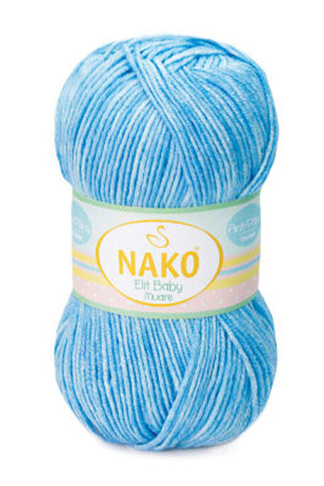 Nako Yarn - NAKO ELİT BABY MUARE COLOR 31706