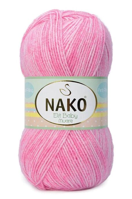 Nako Yarn - NAKO ELİT BABY MUARE COLOR 31709