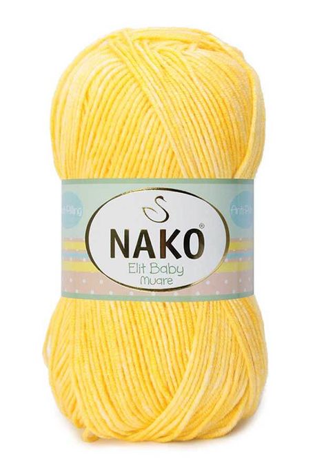 Nako Yarn - NAKO ELİT BABY MUARE COLOR 31768