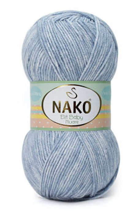 Nako Yarn - NAKO ELİT BABY MUARE COLOR 31865