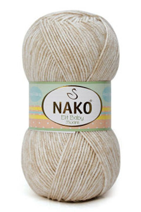 Nako Yarn - NAKO ELİT BABY MUARE COLOR 31867