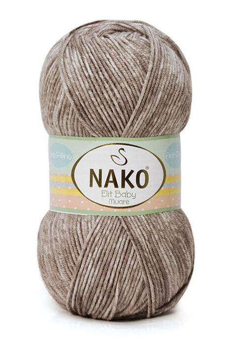 Nako Yarn - NAKO ELİT BABY MUARE COLOR 31868