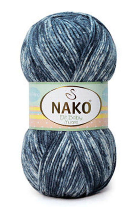 Nako Yarn - NAKO ELİT BABY MUARE COLOR 31869