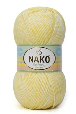 Nako Yarn - NAKO ELİT BABY MUARE KNİTTİNG YARN 31866