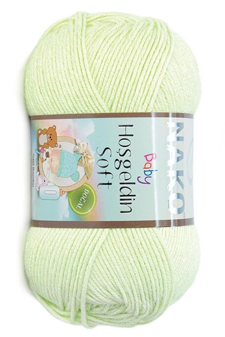 Nako Yarn - NAKO HOŞGELDİN SOFT KNİTTİNG YARN 10559 New Born Green