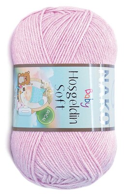 Nako Yarn - NAKO HOŞGELDİN SOFT KNİTTİNG YARN 10838 New Born Pink