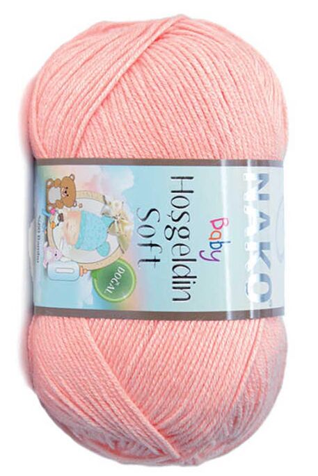 Nako Yarn - NAKO HOŞGELDİN SOFT KNİTTİNG YARN 11452 Light Coral