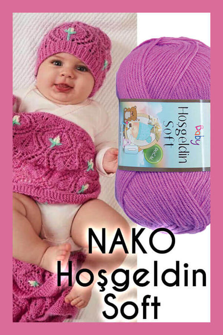 Nako Yarn - NAKO HOŞGELDİN SOFT KNİTTİNG YARN 1249 Rose