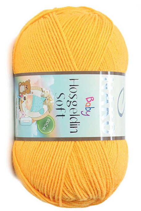 Nako Yarn - NAKO HOŞGELDİN SOFT KNİTTİNG YARN 184 Yellow