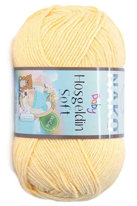 Nako Yarn - NAKO HOŞGELDİN SOFT KNİTTİNG YARN 215 Straw