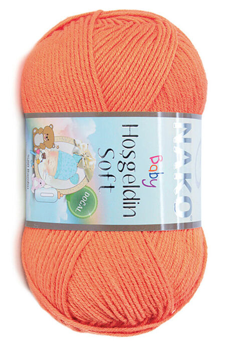 Nako Yarn - NAKO HOŞGELDİN SOFT KNİTTİNG YARN 4570 Orange