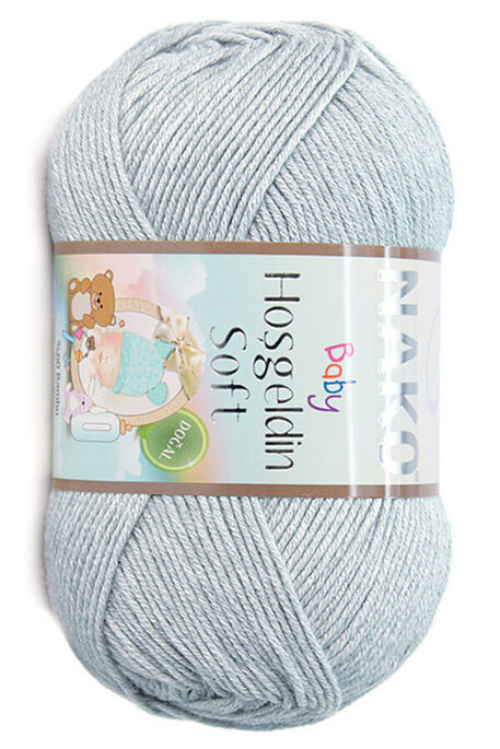 Nako Yarn - NAKO HOŞGELDİN SOFT KNİTTİNG YARN 4895 Travertine Grey