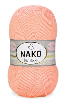 Nako Yarn - NAKO İNCİ BEBE KNİTTİNG YARN 11527 Powder