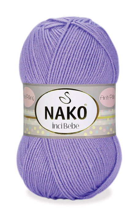 Nako Yarn - NAKO İNCİ BEBE KNİTTİNG YARN 4480 Lilac