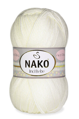 Nako Yarn - NAKO İNCİ BEBE KNİTTİNG YARN 6645 CREAM