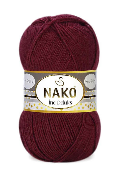 Nako Yarn - NAKO İNCİ DELUKS KNİTTİNG YARN 11461 claret red