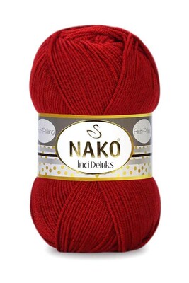 Nako Yarn - NAKO İNCİ DELUKS KNİTTİNG YARN 1175 Dark Red