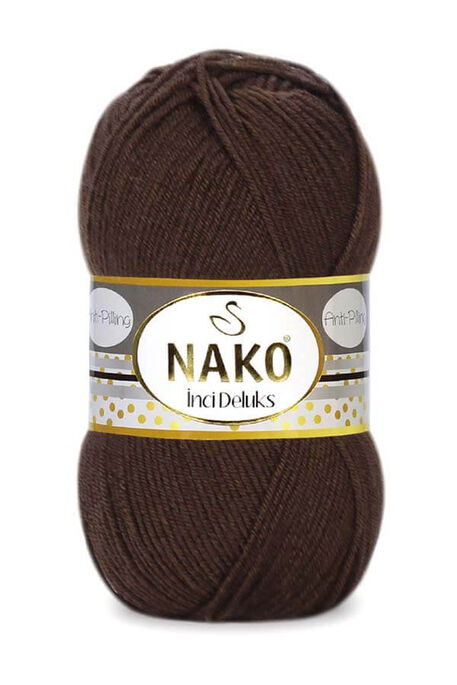 Nako Yarn - NAKO İNCİ DELUKS KNİTTİNG YARN 5195 Brown