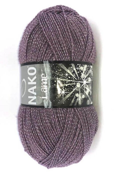 Nako Yarn - NAKO LAME FINE KNİTTİNG YARN 10393 Misty Lilac