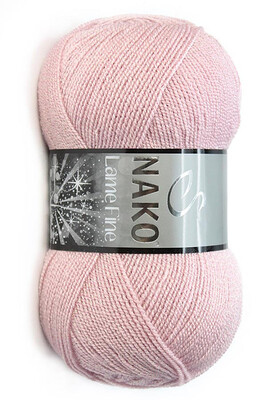 Nako Yarn - NAKO LAME FINE KNİTTİNG YARN 10639SE Powder