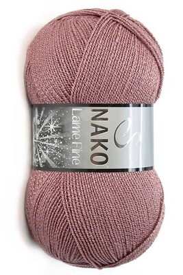 Nako Yarn - NAKO LAME FINE KNİTTİNG YARN 10755GK hydrangea