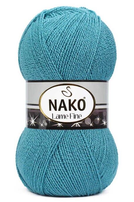 Nako Yarn - NAKO LAME FINE KNİTTİNG YARN 5498MV Tropical Sea