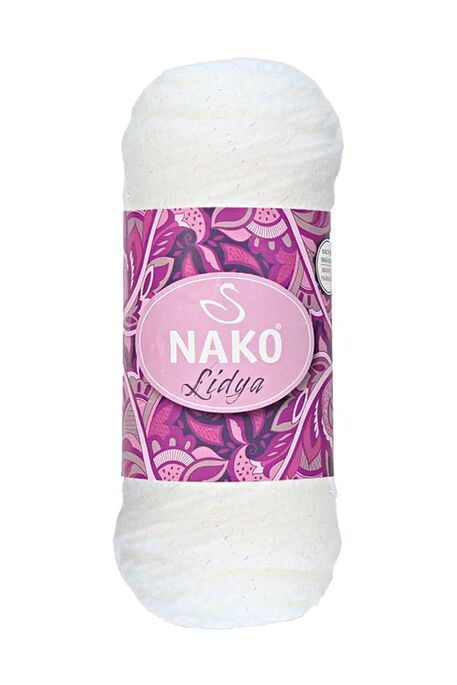 Nako Yarn - NAKO LİDYA 98200 Beyaz